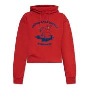 Sweatshirt met logo Dsquared2 , Red , Dames