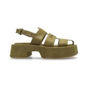 Leren laarzen JW Anderson , Green , Dames