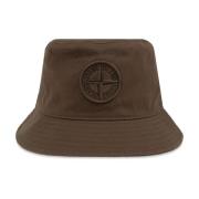 Pet met logo Stone Island , Brown , Heren