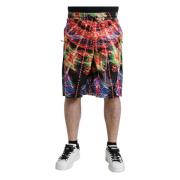 Casual Shorts Dolce & Gabbana , Multicolor , Heren