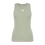 Geribbelde top 'Tezza' Munthe , Green , Dames