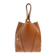 Tas Spin Medium type-shopper Chloé , Brown , Dames