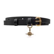 Leren riem Vivienne Westwood , Black , Dames