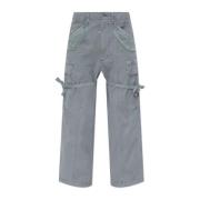 Cargo broek R13 , Gray , Dames