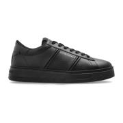 Sportschoenen met logo Emporio Armani , Black , Heren