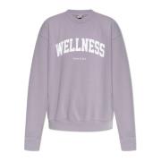 Sweatshirt met logo Sporty & Rich , Purple , Dames