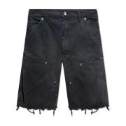 Denim shorts Maison Margiela , Gray , Heren