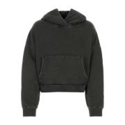 Oversize Slate Sweatshirt Entire Studios , Black , Heren