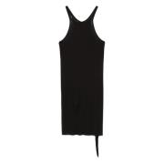 Zwarte Midi Jurk met Racerback Rick Owens , Black , Dames