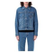 Maan Denim Jack Marine Serre , Blue , Heren