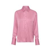 Losse Pasvorm Lange Mouw Blouse InWear , Pink , Dames