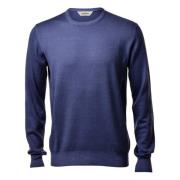 Stijlvol Paricollo Shirt Gran Sasso , Blue , Heren