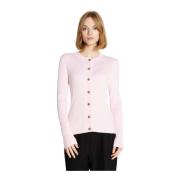 Zachte Lope Gebreide Vest Zalmroze RUE de Femme , Pink , Dames