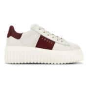 Gestreepte Sneakers Hogan , White , Dames