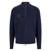 Stijlvolle Cardigan voor Mannen Giorgio Armani , Blue , Heren