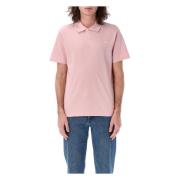 Roze Polo Shirt Klassieke Stijl A.p.c. , Pink , Heren