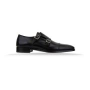 Heren Leren Haak Schoenen Tom Ford , Black , Heren