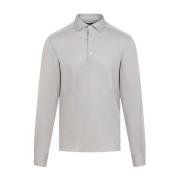 Zijden Blend Shirt Neutrale Tinten Ermenegildo Zegna , Beige , Heren