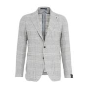 Grijze Blazer voor Heren Tagliatore , Gray , Heren