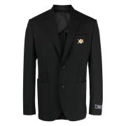 Elegante Formele Jas voor Mannen Versace , Black , Heren