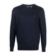 Blauwe Sweatshirt Heren Casual Mode Polo Ralph Lauren , Blue , Heren