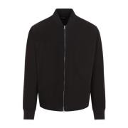 Bruine Leren Jas Ss25 Ermenegildo Zegna , Black , Heren