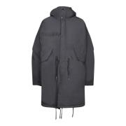 Zwarte Hooded Urban Jas Junya Watanabe , Black , Heren