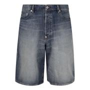 Blauwe denim shorts voor heren Kenzo , Blue , Heren