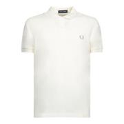 Wit Poloshirt Klassiek Logo Borduurwerk Comme des Garçons , White , He...