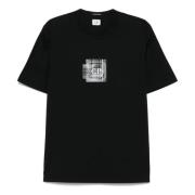 Zwarte T-shirts Collectie C.p. Company , Black , Heren