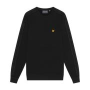 Mid Layers Tape Crew Neck Lyle & Scott , Black , Heren