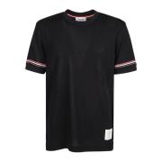 Casual katoenen T-shirt Thom Browne , Black , Heren