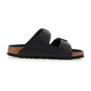 Zwarte Big Buckle Sandalen Birkenstock , Black , Dames