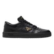 Lage Sneaker van Stof Prada , Black , Dames