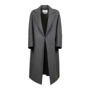 Stijlvolle Donkergrijze Jas Max Mara , Gray , Dames