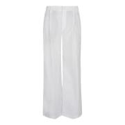 Witte Broek met Verborgen Sluiting Brunello Cucinelli , White , Dames