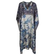 Lange Kaftan Jurk Pierre-Louis Mascia , Multicolor , Dames