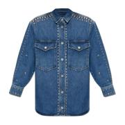 Denim shirt Alba AllSaints , Blue , Dames