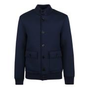 Blauwe Jas voor Mannen Aw24 Dondup , Blue , Heren