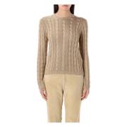 Dameskleding Gebreide kleding Lux Tan Ss25 Ralph Lauren , Brown , Dame...