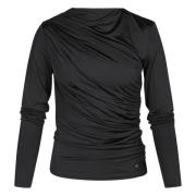 Zwarte Bray Top - Stijlvol en Chic Anine Bing , Black , Dames