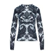 Blauwe Topkleding voor Vrouwen Etro , Multicolor , Dames