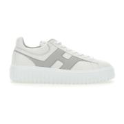 Witte Leren Heren Sneakers Hogan , White , Heren