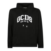 Logo Hoodie Lounge Style Gcds , Black , Heren