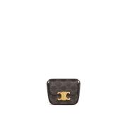 Triomphe Crossbody Tas met Logodetail Celine , Brown , Dames