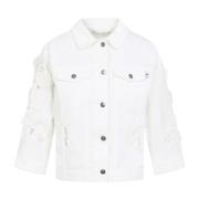 Witte Jas voor Vrouwen Ermanno Scervino , White , Dames