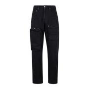 Klassieke Denim Broek met Vijf Zakken MM6 Maison Margiela , Blue , Her...