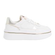 Witte Logo Sneakers Twinset , White , Dames