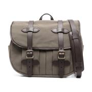 Groene Messenger Field Bag in robuust twill Filson , Green , Heren