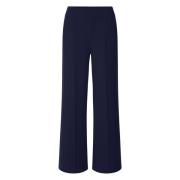 Gestreepte Wijde Scuba Broek Rich & Royal , Blue , Dames